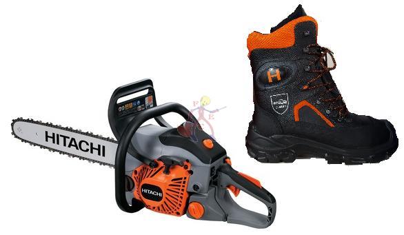 Prodotto: 25283 - MOTOSEGA HITACHI CS40EA 45CM 39,6CC+OMAGGIO SCARPE  ANTITAGLIO - (GIARDINAGGIO-AGRICOLTURA - UTENSILI E SCOPPIO ED ACCESSORI);