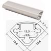  BARRA 2MT ALLUM. LED PROF. S45 ESCLUSO RIFLETTORE (COD.22791) X STRSCIE LED  ELCART/TECNO SWITCH