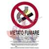 TARGHE SEGNALETICHE VIETATO FUMARE ART.11 300X200 PLASTICA