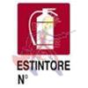 TARGHE ESTINTORE N°  300X200 PLASTICA