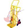 CARRELLO 6 RUOTE PIENE SALISCALE  IN ACC.VERN.