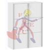 KIT ARMADIO VERONA 2 ANTE SCORREV. 75280/70949 BIANCO