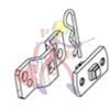 PERNO QUADRO DA 10 MM E STAFFA PER MOTORI SERIE TTGO Ø 45 MM NICE-625.10012/AX