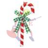 DECORAZIONE NATALE CM6X1,5X16  CANDY STICK C&X