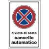 TARGHE DIVIETO SOSTA PROPRIETÀ PRIVATA 300X200 PLASTICA